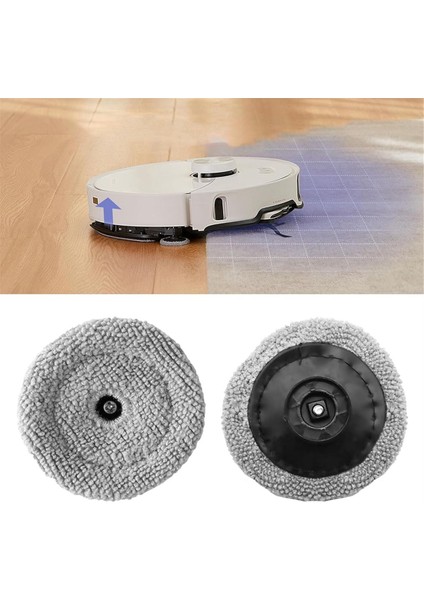 Roborock Için Paspas Pedleri S8 Max/s8 Maxv Ultra Robot Elektrikli Süpürge Aksesuarları Değiştirmeler Parçalar Paçavra Küçük Paspas Bezleri (Yurt Dışından) modelleri