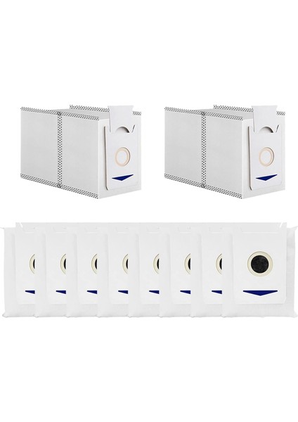 Ecovacs Deebot T30 Omni T30 Pro Max Vakum Süpürge Çantaları Için 10 Paket Yedek Toz Torbası (Yurt Dışından)