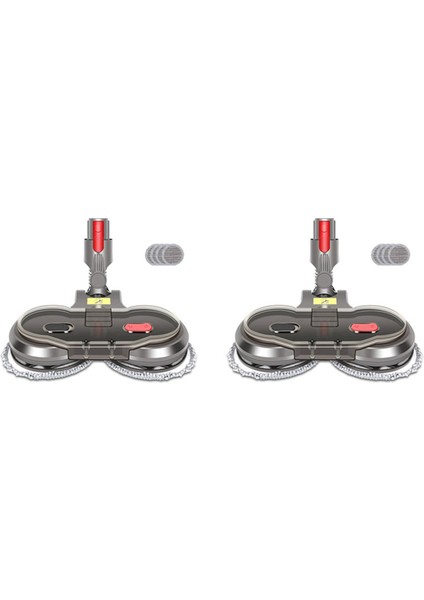 Dyson Vakum Süpürücü V7 V8 V8 V10 V11 Için 2x Elektrik Mop Kafa Eki Su Deposu Dahil (Yurt Dışından)