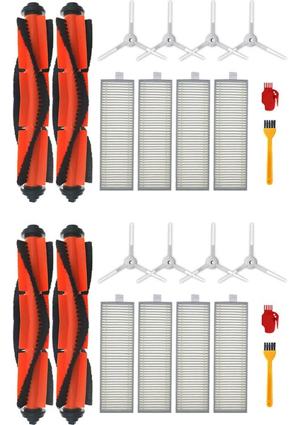 Xiaomi Için 2set G1 Mı Robot Vakum-Mop Temel Hepa Filtre Yan Fırçası Ana Fırça Mijia Temizleyici Değiştirme Aksesuarları (Yurt Dışından)