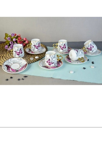 Floral Porselen Kahve Fincanı -82454