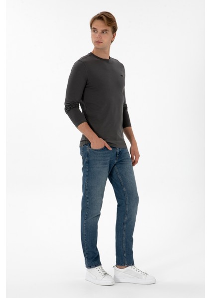 Erkek Gri Sweatshirt 50313744-VR024 fırsatları