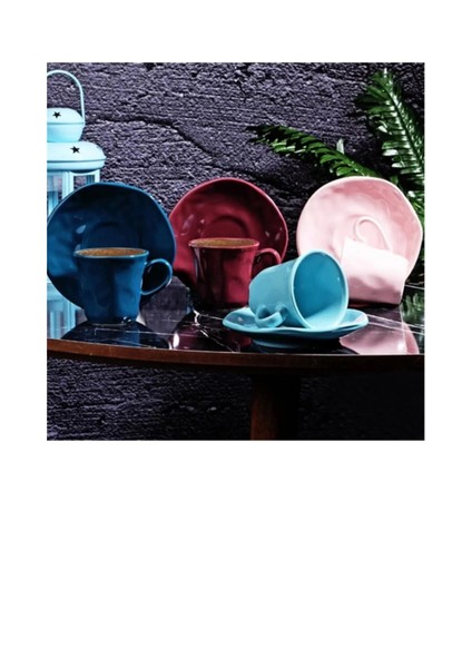 Lüks 6'lı Kahve Fincanı -82771