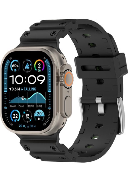 Apple Watch 46MM / 49MM / 45MM / 44MM Için Silikon Kordon (Yurt Dışından)