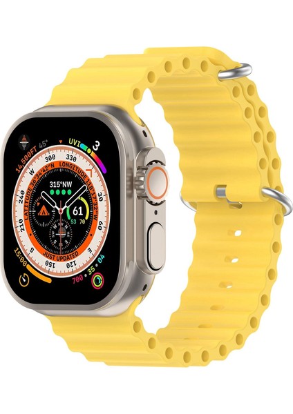 Apple Watch 46MM / 49MM / 45MM / 44MM Için Silikon Kayış (Yurt Dışından)