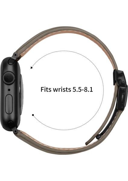 Apple Watch 42MM / 41MM / 40MM / 38MM Için Deri Saat Kayışı (Yurt Dışından) modelleri