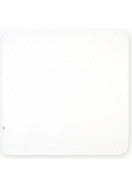 80x80 cm %100 Pamuklu Çift Katlı Bebek Battaniyesi Beyaz modelleri