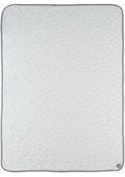 Çift Katlı Bebek Battaniyesi Üçgen Yıldız Desenli Yeşil 80X100 cm modelleri