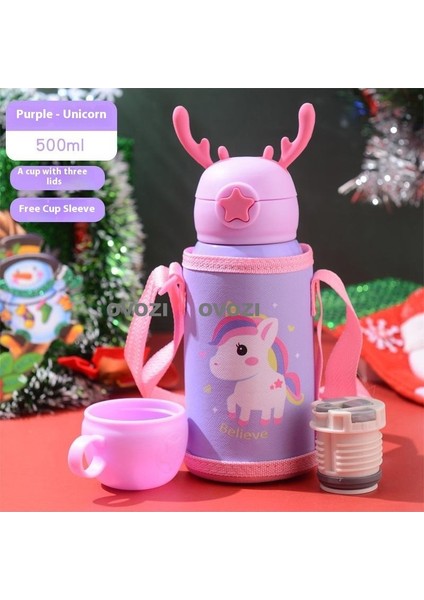 500ML 316 Paslanmaz Çelik Öğrenci Çocuk Yalıtımlı Kupa (Yurt Dışından)