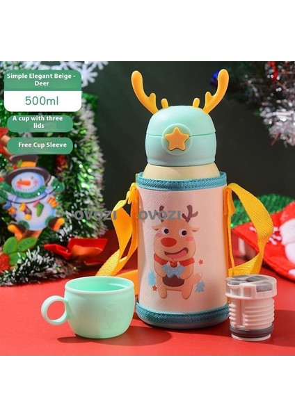 500ML 316 Paslanmaz Çelik Öğrenci Çocuk Yalıtımlı Kupa (Yurt Dışından)