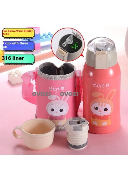 500ML 316 Paslanmaz Çelik Öğrenci Çocuk Yalıtımlı Kupa (Yurt Dışından)