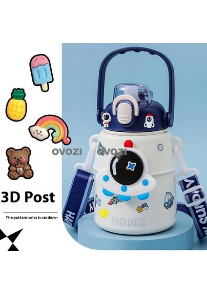 850ML Astronot 316 Paslanmaz Çelik Öğrenci Çocuk Yalıtımlı Kupa (Yurt Dışından)