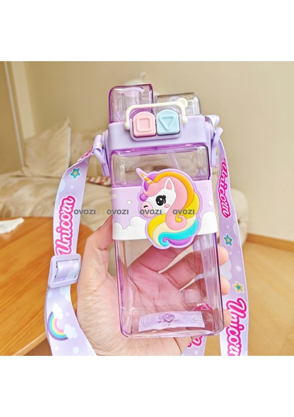 520ML Pipetli Karikatür Öğrenci Çocuk Kupa (Yurt Dışından)