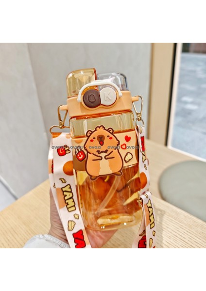 520ML Pipetli Karikatür Öğrenci Çocuk Kupa (Yurt Dışından)