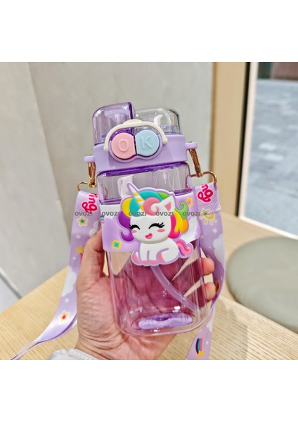 520ML Pipetli Karikatür Öğrenci Çocuk Kupa (Yurt Dışından)
