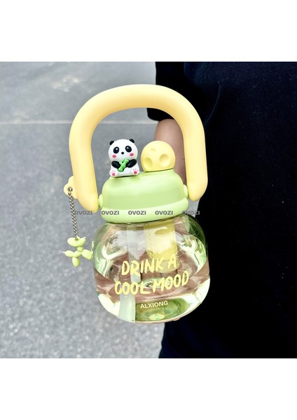 800ML Yüksek Değerli Çizgi Film Öğrencileri Çocuk Su Dağı Pipetli Çay Suyu Ayırma (Yurt Dışından)