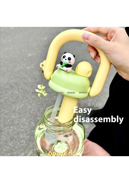 800ML Yüksek Değerli Çizgi Film Öğrencileri Çocuk Su Dağı Pipetli Çay Suyu Ayırma (Yurt Dışından) modelleri