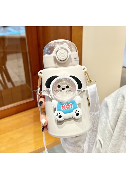 550ML Yüksek Değerli Öğrenci Çocuk 316 Paslanmaz Çelik Pipetli Yalıtımlı Kupa (Yurt Dışından)