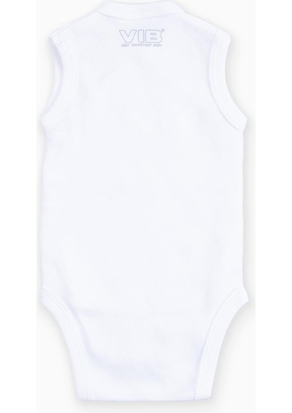 Pamuklu Prematüre Bebek Body Kolsuz Kruvaze Beyaz Zıbın fiyatları