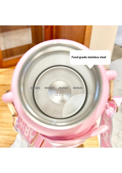 550ML Yüksek Değerli Öğrenci Çocuk 316 Paslanmaz Çelik Pipetli Yalıtımlı Kupa (Yurt Dışından) fırsatları