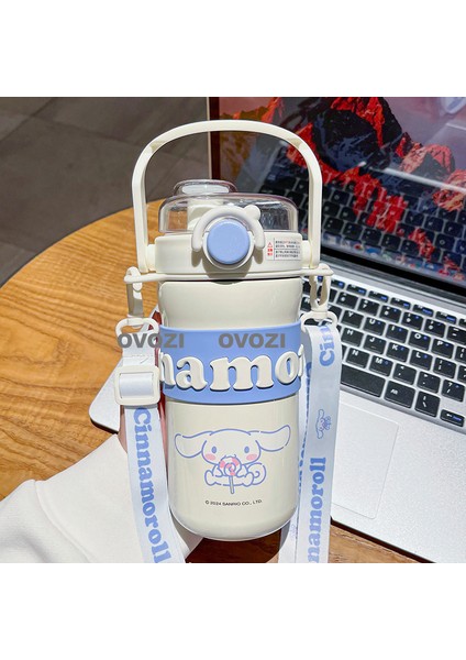 640ML Sanrio Çizgi Film Yüksek Değerli 316 Paslanmaz Çelik Pipetli Yalıtım Dağı (Yurt Dışından)