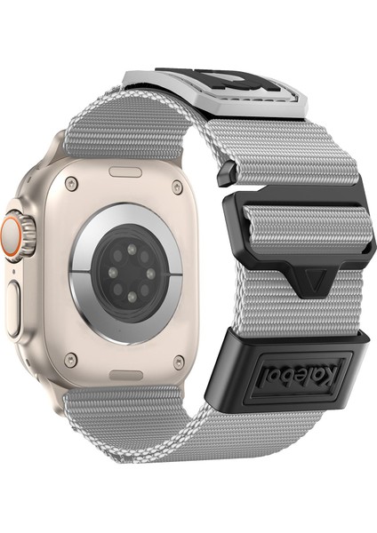 Apple Watch 46MM / 49MM / 45MM / 44MM Için Naylon Saat Kayışı (Yurt Dışından)