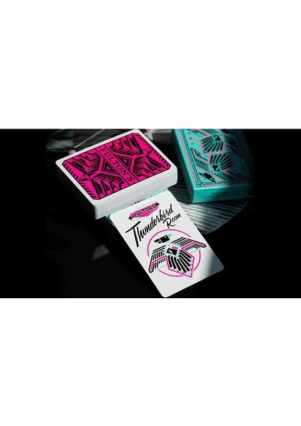 Fulton's Thunderbird Room Turquoise Edition Premium Oyun Kağıdı Iskambil Kartları destesi indirimleri