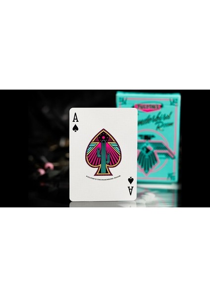 Fulton's Thunderbird Room Turquoise Edition Premium Oyun Kağıdı Iskambil Kartları destesi