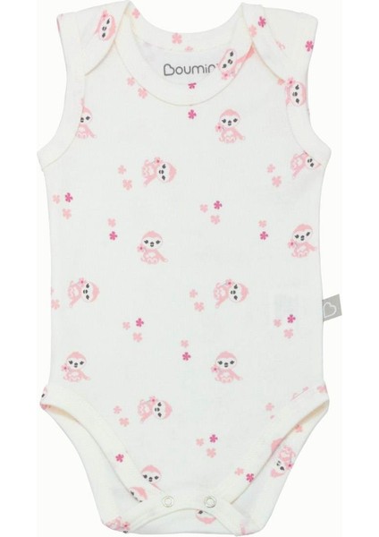 Pamuklu Bebek ÇıtÇıtlı Atlet Body Pembe Miskin Zarf Yaka 0-36 ay fiyatları