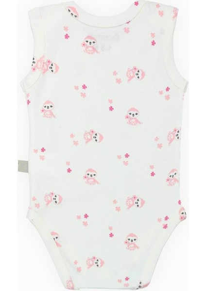 Pamuklu Bebek ÇıtÇıtlı Atlet Body Pembe Miskin Zarf Yaka 0-36 ay modelleri