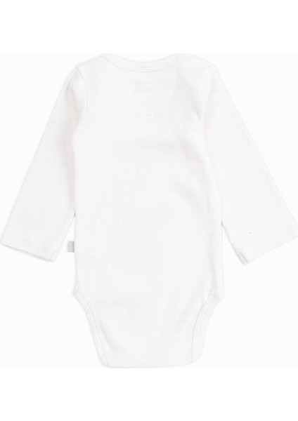 Uzun Kollu Pamuklu Bebek Çıtçıtlı Body Ekru Zürafa modelleri
