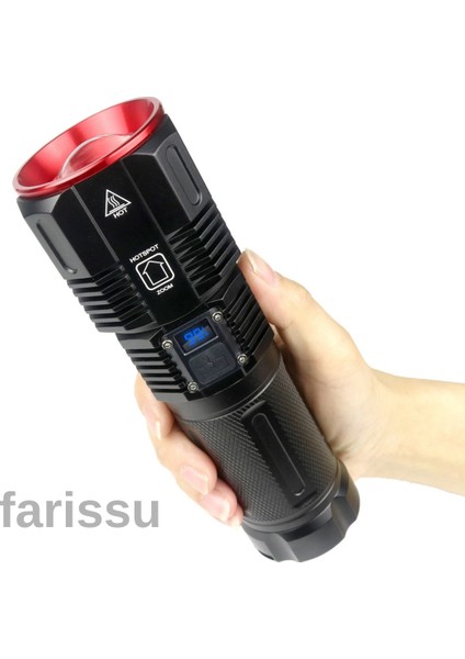 Small Sun SM-313 100W 1000 Lumen LED El Feneri - 1-1,5 Km Menzil, Ayarlanabilir Odak fırsatları