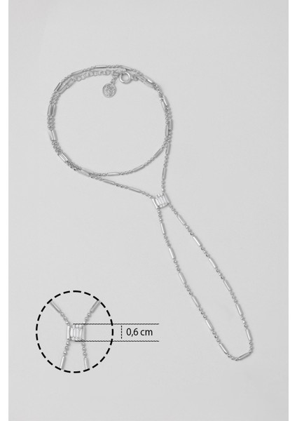 Luce 18 Ayar Beyaz Altın Kaplama 37 cm Gümüş Şahmeran modelleri