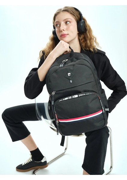 Siyah Unisex Sırt Çantası 07PCT18001-L