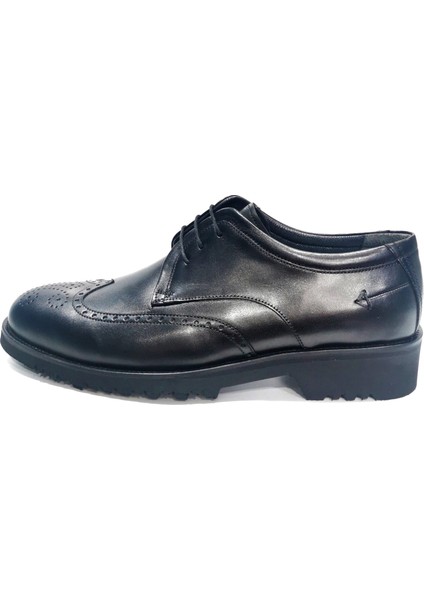Hafif Taban Siyah Oxford Erkek Ayakkabı