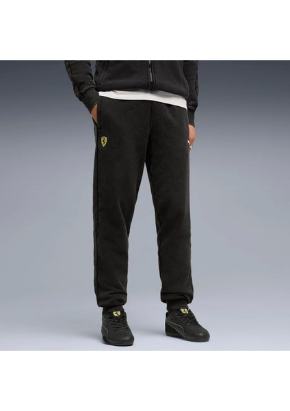 Erkek Siyah Puma Ferrari T7 Pants Siyah Erkek Eşofman Altı