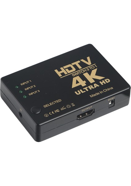 Full HD 3 Giriş 1 Çıkışlı HDMI Switch (Seçici) (DK-HD-SW3X1)