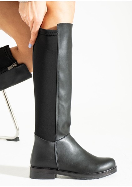 Kadın Günlük Çizme Lastikli Streç Dizaltı indirimleri