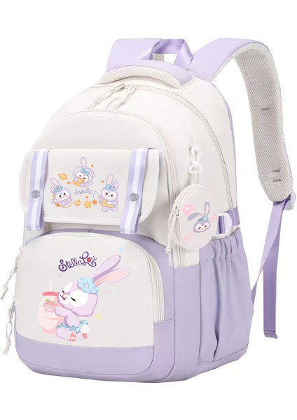 Kampüs Çok Yönlü Öğrenci Sırt Çantası Tatlı Küçük Taze Çizgi Film Sırt Çantası (Yurt Dışından)