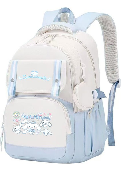 Büyük Kulaklı Köpek Sevimli Çocuk Okul Çantası Ortaokul ve Lise Öğrencileri Için Büyük Kapasiteli Okul Çantası (Yurt Dışından)