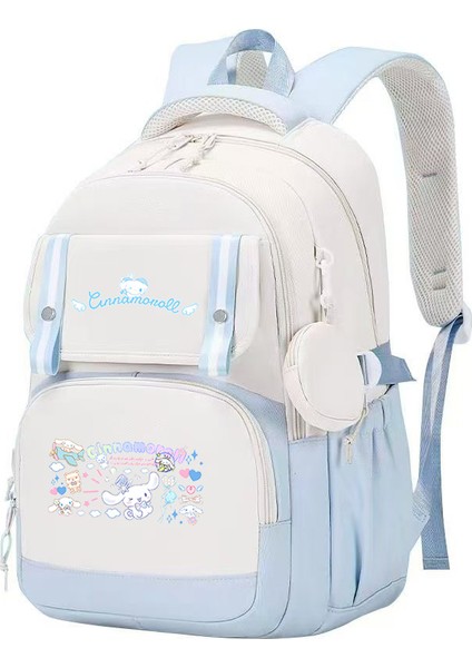 Büyük Kulaklı Köpek Sevimli Çocuk Okul Çantası Ortaokul ve Lise Öğrencileri Için Büyük Kapasiteli Okul Çantası (Yurt Dışından)