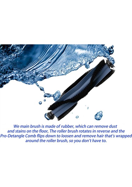 16PCS Eufy X10 Pro Omni Robot Vakum Aksesuarları Için Yedek Parçalar Ana Yan Fırça Mop Bez Pedleri Hepa Filtreler (Yurt Dışından) modelleri