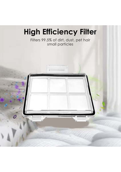 Xiaomi Robot Vakum Için Birincil Filtre E10 E12 B112 Irobot Vac Için Essential Q0120 Q011 Y0140 Y0110 Eufy L50 L60 Için (Yurt Dışından) indirimleri