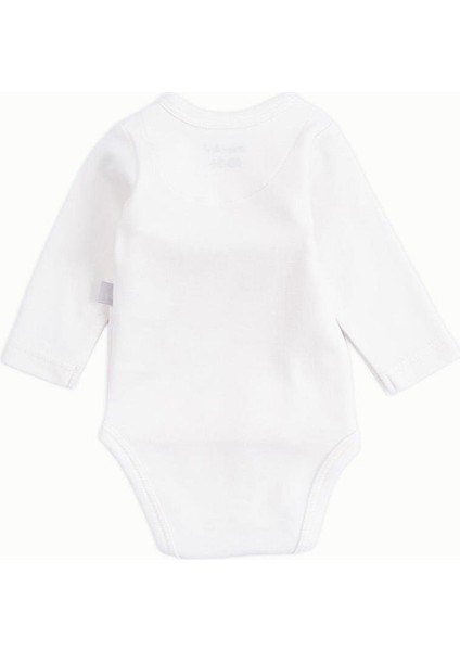 Pamuklu Bebek Kruvaze Uzun Kollu Body Ekru Zürafa fiyatları