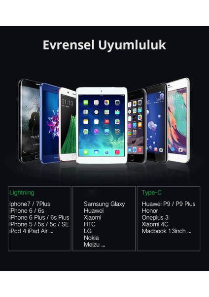 4'ü 1 Arada Hızlı Şarj Kablosu - 87W Pd Desteği - Çok Uçlu Type-C, USB ve Lightning Kablo fırsatları