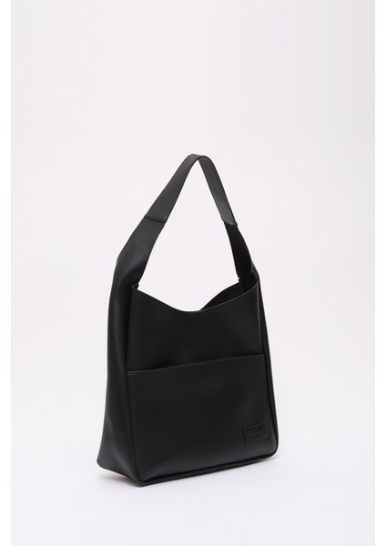 Siyah SHK180 Suni Deri, Çıtçıtlı, Iki Bölmeli El, Kol ve Omuz Çantası fiyatları