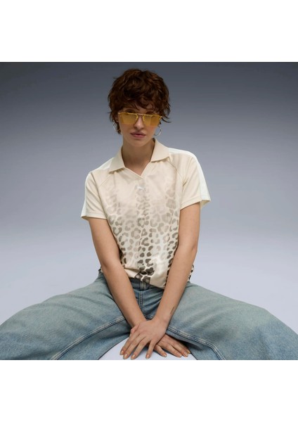 Kadın Gri Puma Leo Luxe Football Jersey Gri Kadın Forma