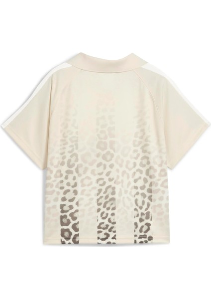 Kadın Gri Puma Leo Luxe Football Jersey Gri Kadın Forma fırsatları