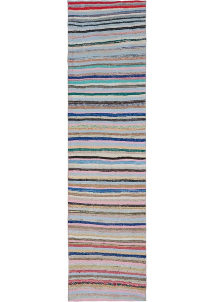 Atina Mavi Eskitme Yün Modern Desenli Yün Hav Toz Vermez Leke Tutmayan Salon Yolluk Mutfak El Dokuma Halı