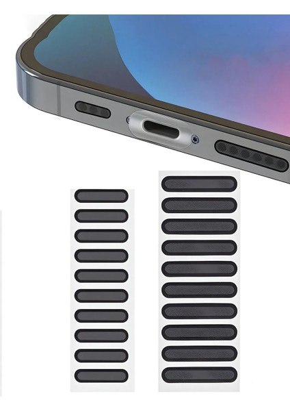 20 Adet Cep Telefonu Hoparlör Toz Önleyici Koruma Sticker Iphone Samsung Xiaomi Toz Bandı